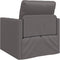 vidaXL - Vloersofa - Bed - 2-in-1 - Grijs - 74x77x81 - cm - Faux - Leer