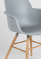 Zuiver Albert Kuip Eetkamerstoelen met armleuning Lichtgrijs - Set van 2