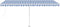 vidaXL - Luifel - vrijstaand - automatisch - 500x350 - cm - blauw - en - wit