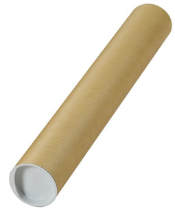 Verzendkoker, ft 43 x 6 cm, bruin 24 stuks