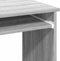 vidaXL - Bureau - met - schappen - 84x40x78 - cm - bewerkt - hout - grijs - sonoma
