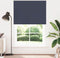 vidaXL - Rolgordijn - verduisterend - 160x210 - cm - stofbreedte - 156,6 - cm - blauw