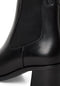 TAMARIS Core Enkellaarsjes - Leer - Antislip - Zwart