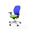 Piqueras y Crespo 3D086N0 - Bureaustoel - Verstelbare hoogte met armleuning - Pistache