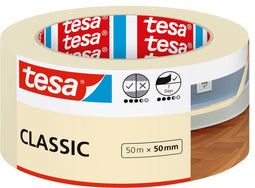 tesa Classic 52807-00000-03 Schilderstape Wit (l x b) 50 m x 50 mm 1 stuk(s)