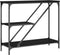 vidaXL - Wandtafel - 88,5x30x75 - cm - bewerkt - hout - zwart