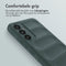 imoshion Hoesje - Geschikt voor Samsung Galaxy A34 (5G) - EasyGrip Backcover - Donkergroen