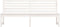 vidaXL - Tuinbank - 201,5 - cm - massief - grenenhout - wit