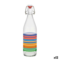 Glazen fles La Mediterránea Glas 1 L (12 Stuks)