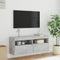 vidaXL - Tv-wandmeubel - met - LED-verlichting - 100x30x40 - cm - betongrijs
