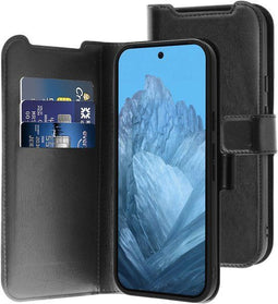 BeHello Google Pixel 9 Pro XL - Bookcover - 3 pasjes - Zwart
