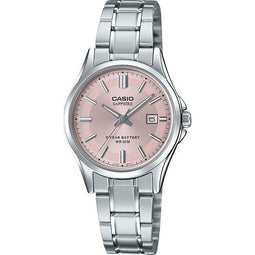Casio LTS-100D-4AVEF - Polshorloge - Quartz - Zilverkleurig Staal - 28 mm