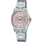 Casio LTS-100D-4AVEF - Polshorloge - Quartz - Zilverkleurig Staal - 28 mm