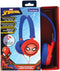 Lexibook HP010SP - Spiderman Stereo Headphones - Lichtgewicht en opvouwbaar - Blauw Rood Zwart