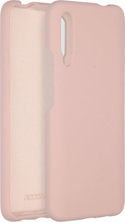 Accezz Liquid Silicone Backcover - Geschikt voor Huawei Y9s / P Smart Pro - Schokabsorberend - Roze