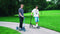 Six Degrees 2-wiel Step Opvouwbaar Voetrem Jeansblauw/wit