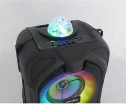 Bluetooth-lichtluidspreker voor karaoke - INOVALLEY - DANCE CUBE 44 - 150W - Bedrade microfoon