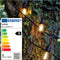 SHINE - LED Lichtsnoer buiten - 12 lampen - 8,5 meter - Zonne-energie - IP65 waterdicht - Afstandsbediening