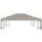vidaXL - Prieeldak - 310 - g/m² - 4x3 - m - beige