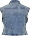 ONLY CARMAKOMA CARREX - Spijker gilet - Maat 48 - Lichtblauw Denim