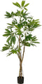 Mica Decorations Kunstplant Philodendron - 80x80x120 cm - Polyester - Groen