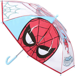 Spiderman paraplu - rood - D66 cm - voor kinderen - regen accessoires