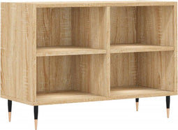 vidaXL - Tv-meubel - 69,5x30x50 - cm - bewerkt - hout - sonoma - eikenkleurig