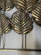 Metalen wanddecoratie muurdecoratie - wanddecoratie Leaves 120 cm
