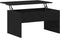 vidaXL - Zwarte - Eiken - Salontafel - - - 80 - x - 50.5 - x - 41.5 - cm
