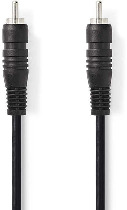 Nedis CAGB24170BK20 - Digitale audiokabel RCA - 200cm - Zwart