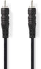 Nedis CAGB24170BK20 - Digitale audiokabel RCA - 200cm - Zwart