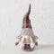 Gnoom tartan - 23x14x43 cm - Boltze vlechtjes