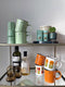 CABANAZ - mok, retro, keramiek, TEA/COFFEE LOLA, set/4 degins, 250 ml