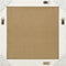 vidaXL - Wandspiegel - barok - stijl - 60x60 - cm - wit