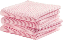 DDDDD - Vaatdoek Basic - 100% katoen - Pastel Roze - 30 x 30 cm (set van 4 stuks)