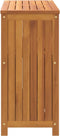 vidaXL - Tuinwandtafel - 80x35x75 - cm - massief - acaciahout