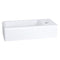 DIFFERNZ RAVO - Fonteinset - Keramiek mat chroom - Glans wit