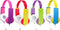 JVC HA-KD5 - On-ear kinder koptelefoon - Gehoorbescherming - Geel/Blauw