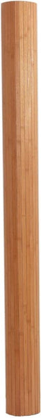vidaXL - Vloerkleed - rechthoekig - 80x400 - cm - bamboe - naturel