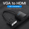 VGA Male naar HDMI Female + Audio + Power Adapter Converter