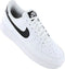 Nike Air Force 1 '07 - Lage Sneakers - Leer - WHITE/BLACK