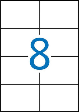 Apli laser A4 etiketten 105x74 mm 800