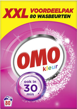 Omo Kleur XXL Waspoeder voor de gekleurde was - 80 wasbeurten