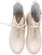 Guess Razieli - Biker boots - Vetersluiting met logo G print - Creme