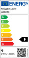 Müller-Licht 401079 LED-lamp Energielabel F (A - G) E27 Bol 9 W = 63 W Warmwit 1 stuk(s)