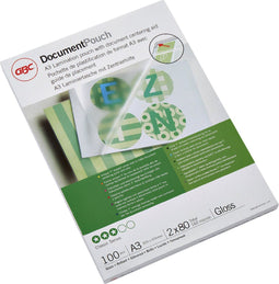 GBC Document lamineerhoes ft A3 | 160 micron (2 x 80 micron) | pak van 100 stuks