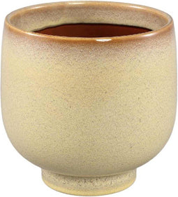 PTMD Bloempot Margi - 18x18x18 cm - Keramiek - Geel