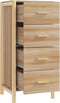 vidaXL - Hoge - kast - 42x38x90 - cm - bewerkt - hout