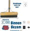 Synx Tools Bezem Los Zaalveger Paardenhaar 30cm met versteviging houder - bezems - Paardenhaar/kamerveger 30cm - Zachte bezems - Zonder Steel