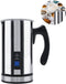 Roestvrij stalen multifunctionele electrische melkopschuimer - Opschuimen en verwarmen - Draaibare basis - Zilver kleurig - Mooi koffieschuim voor cappuccino, latte, macchiato enz.